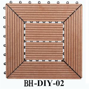 Pont de Base en plastique durable tuile terrasse en Composite plastique bois BRICOLAGE