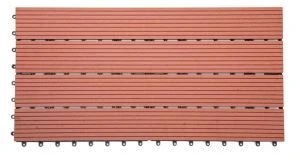 Terrasse de jardin de DIY WPC avec la base de PE
