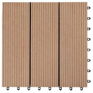 Plancher bricolage recyclable de Wpc